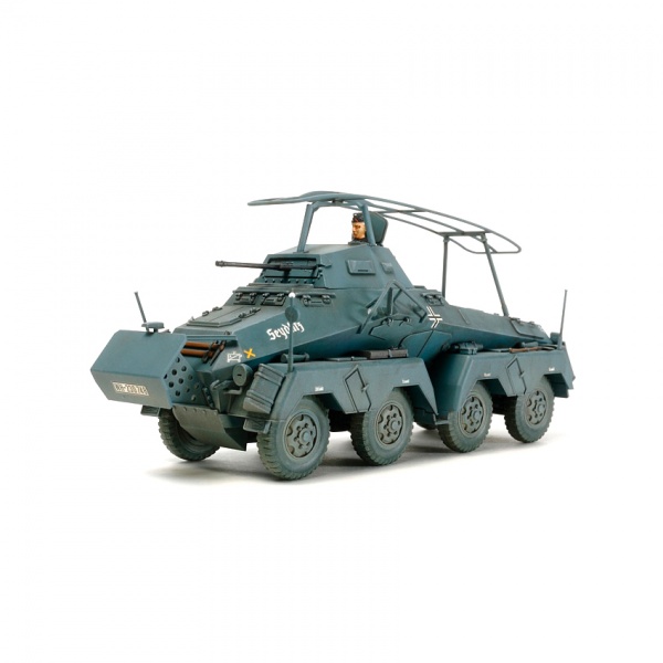 1/48 German 8-Wheeled Heavy Armored Car Sd.Kfz.232 Plastik Askeri Araç Maket Kiti