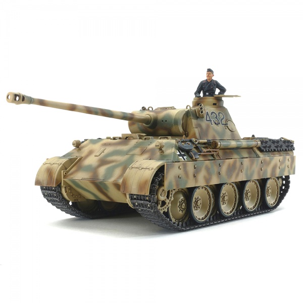 1/48 German Panther Ausf. D Plastik Tank Maket Kiti