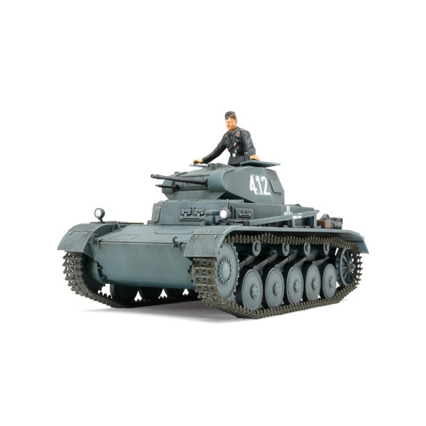 1/48 German Panzerkampfwagen II Ausf.A/B/C French Campaign Plastik Tank Maket Kiti