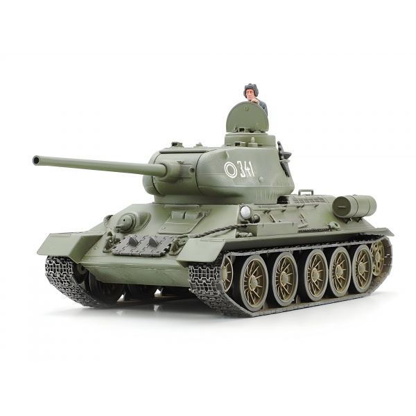 1/48 Russian Medium Tank T-34-85 Plastik Tank Maket Kiti