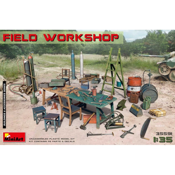 1/35 Field Workshop Plastik Maket Kiti