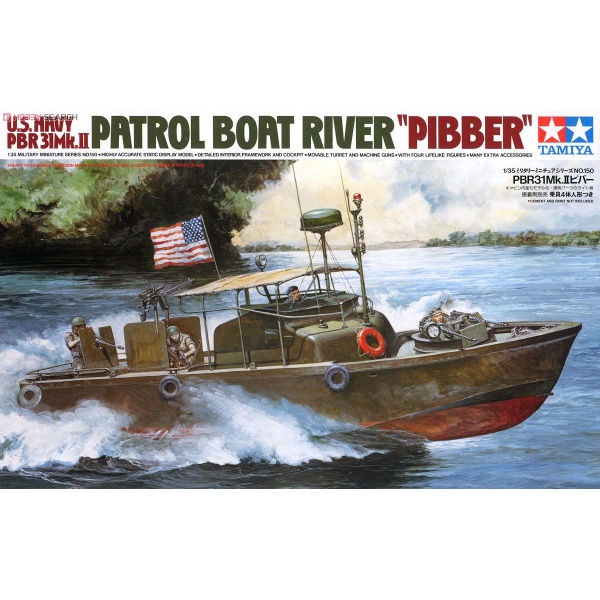 1/35 US. Navy PBR31MkII Pibber Plastik Askeri Deniz Botu Maket Kiti