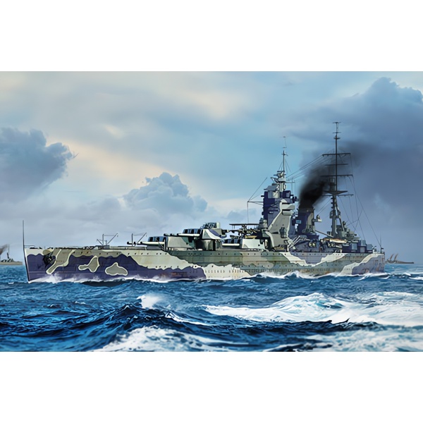 1/700 HMS Rodney Plastik Savaş Gemisi Maket Kiti