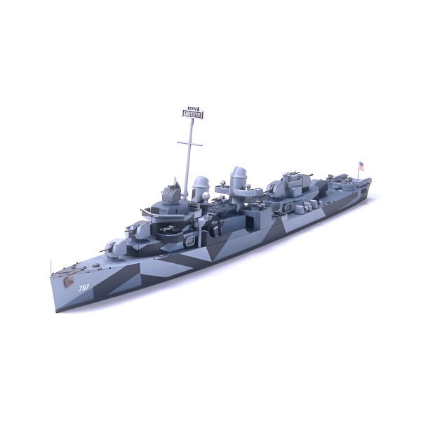 1/700 U.S. Destroyer Cushing Plastik Savaş Gemisi Maket Kiti
