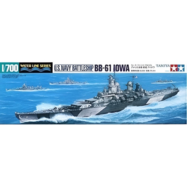 1/700 US.Battleship Iowa Plastik Savaş Gemisi Maket Kiti