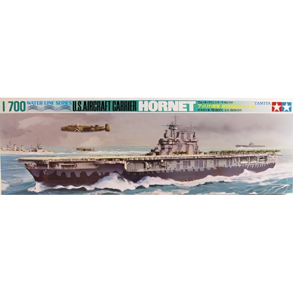 1/700 US. Hornet Aircraft Carrier Plastik Uçak Gemisi Maket Kiti