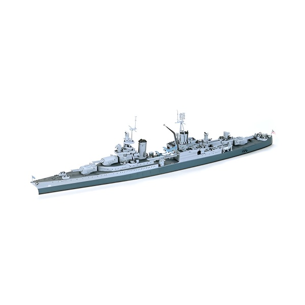1/700 US. Navy CA-35 Indianapolis Plastik Savaş Gemisi Maket Kiti