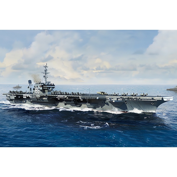 1/700 USS Kitty Hawk CV-63 Plastik Savaş Gemisi Maket Kiti