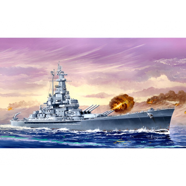 1/700 USS Massachusetts Bb-59 Plastik Gemi Maket Kiti