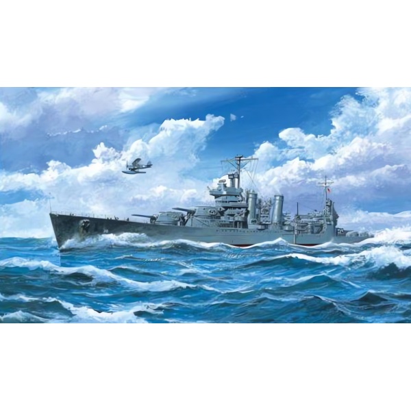 1/700 USS San Francisco CA-38 (1942) Plastik Savaş Gemisi Maket Kiti