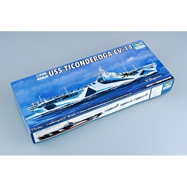 1/700 USS Ticonderoga Cv-14 Plastik Gemi Maket Kiti