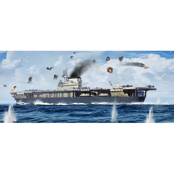 1/700 USS Yorktown CV-5 Plastik Savaş Gemisi Maket Kiti