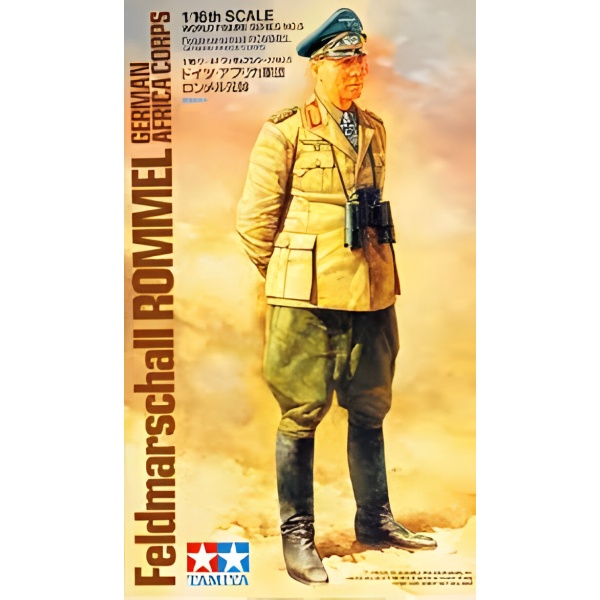 1/16 German Feldmarshall ROMMEL Plastik Maket Kiti