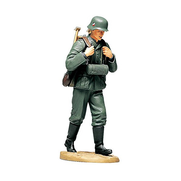 1/16 German Machinegun Ammo Loader Plastik Askeri Figür Kiti