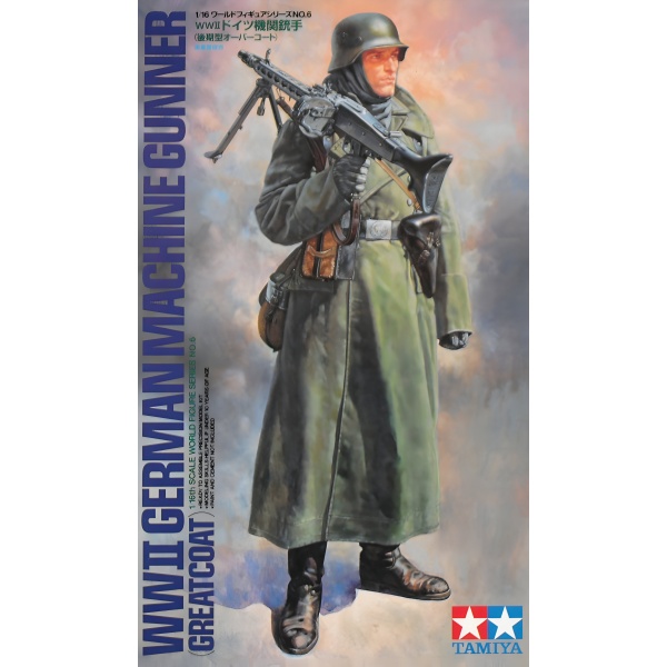 1/16 German Machinegunner (Greatcoat) Plastik Maket Kiti