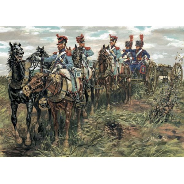 1/32 French Line ArtiIIery Train Plastik Askeri Figür