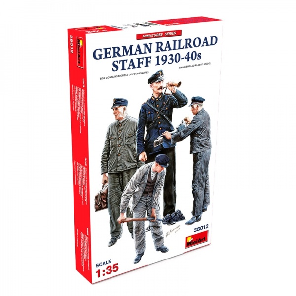 1/35 1930-40 Alman Demiryolu Görevlisi Plastik Figür Kiti