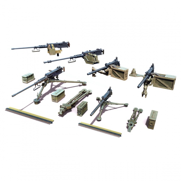 1/35 Amerikan Makineli Tüfek Seti Plastik Maket Kiti