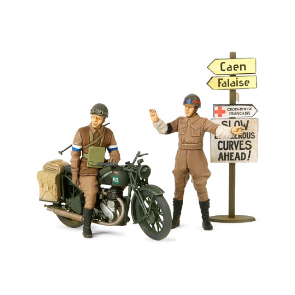 1/35 Bsa M20 W/Mp Plastik Askeri Figür Kiti