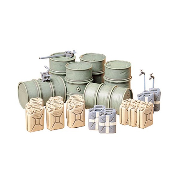 1/35 German Fuel Drum Plastik Varil Maket Kiti