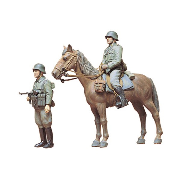 1/35 German Mounted Infantry Plastik Askeri Figür Kiti