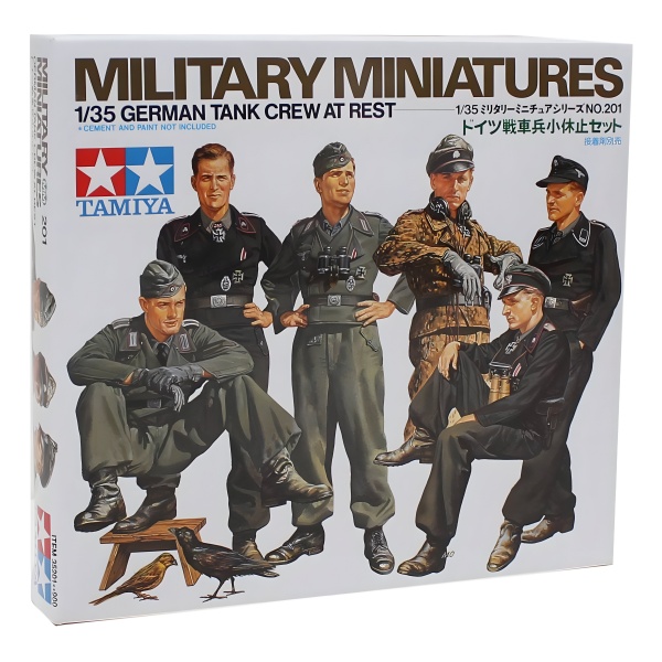 1/35 German Tank Crew at Rest Plastik Maket Kiti