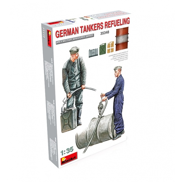 1/35 German Tankers Refueling Plastik Maket Kiti