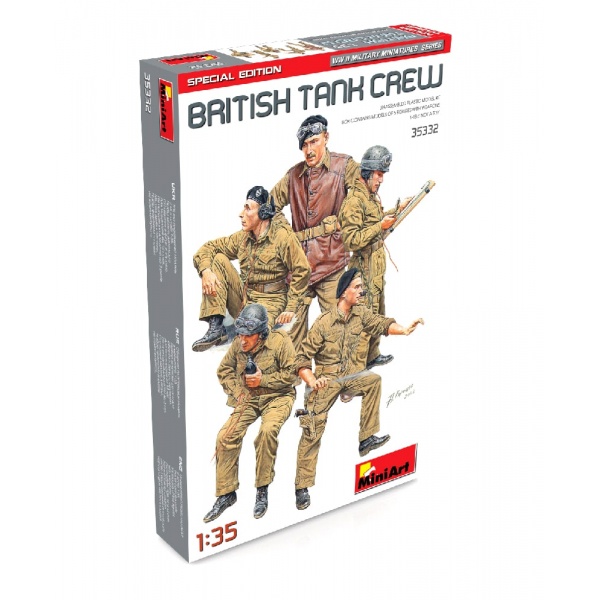 1/35 İngiliz Tank Mürettebatı Plastik Askeri Figür Kiti