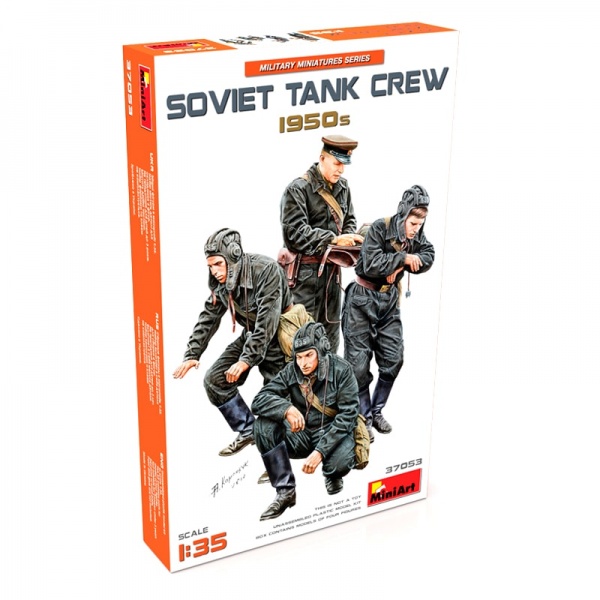 1/35 Sovyet Tank Mürettebatı 1950 Plastik Figür Kiti