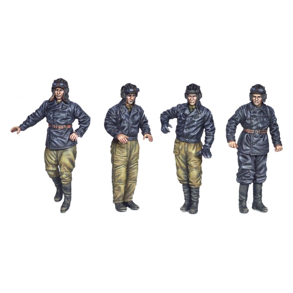 1/35 Sovyet Tank Mürettebatı Plastik Figür Kiti