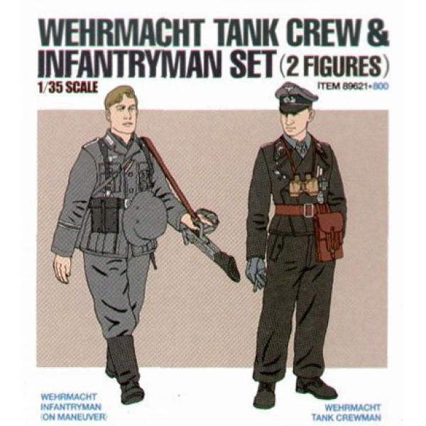 1/35 Tank Crew & Infantryman Plastik Figür Kiti