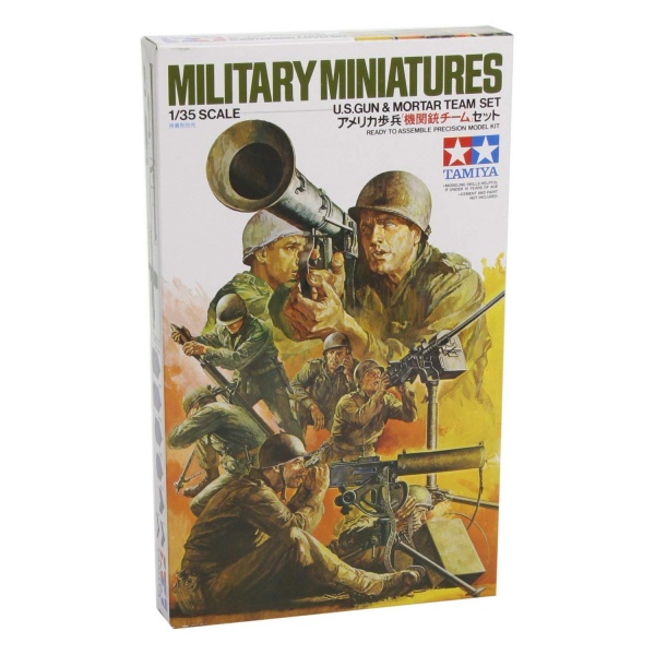 1/35 U.S. Gun And Mortar Team Plastik Askeri Figür Kiti