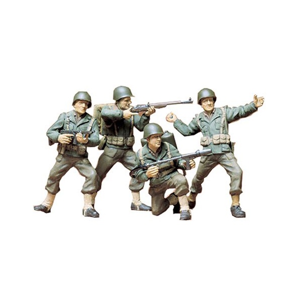 1/35 U.S.Infantry Eur. Theater Plastik Askeri Figür Kiti