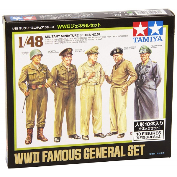 1/48 Famous General Set Plastik Askeri Figür Kiti