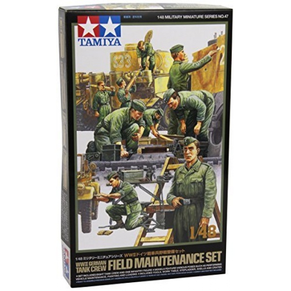 1/48 German Field Maintennance Set Plastik Askeri Figür Kiti