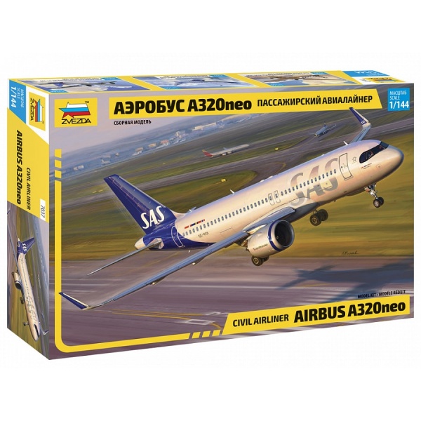 1/144 Airbus A-320 Neo Plastik Uçak Maket Kiti