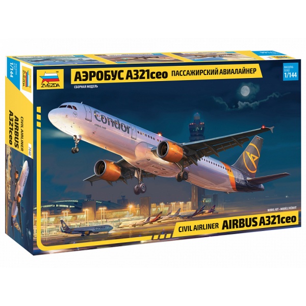 1/144 Airbus A-321 Ceo Plastik Uçak Maket Kiti