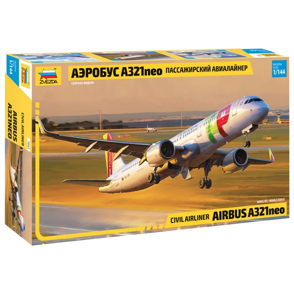 1/144 Airbus A-321 NEO Plastik Yolcu Uçağı Maket Kiti