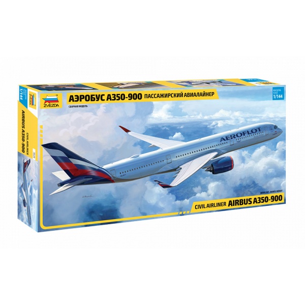 1/144 Airbus A350-900 Plastik Uçak Maket Kiti