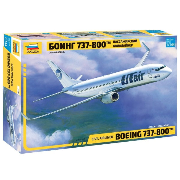 1/144 Boeing 737-800 Plastik Uçak Maket Kiti