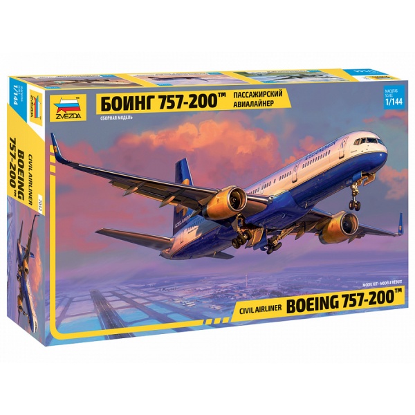 1/144 Boeing 757-200 Plastik Uçak Maket Kiti