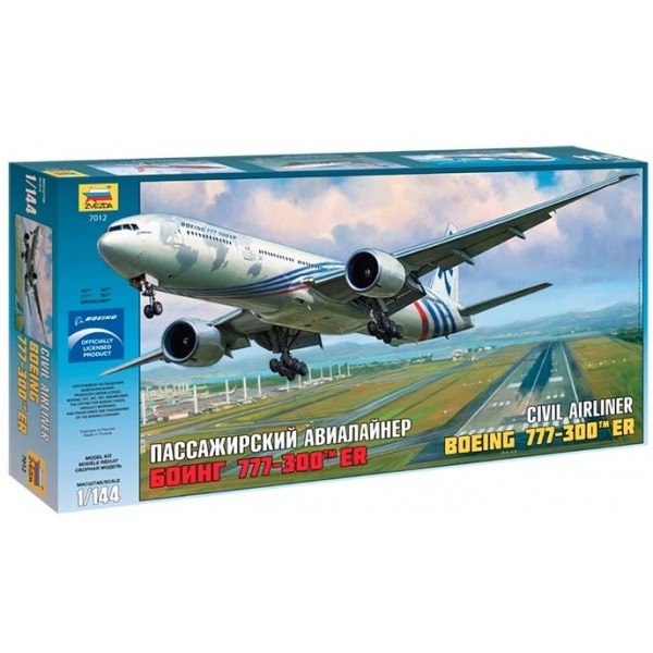 1/144 Boeing 777-300Er Plastik Yolcu Uçağı Maket Kiti
