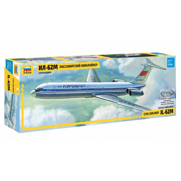 1/144 Ilyushin Il-62M Plastik Uçak Maket Kiti