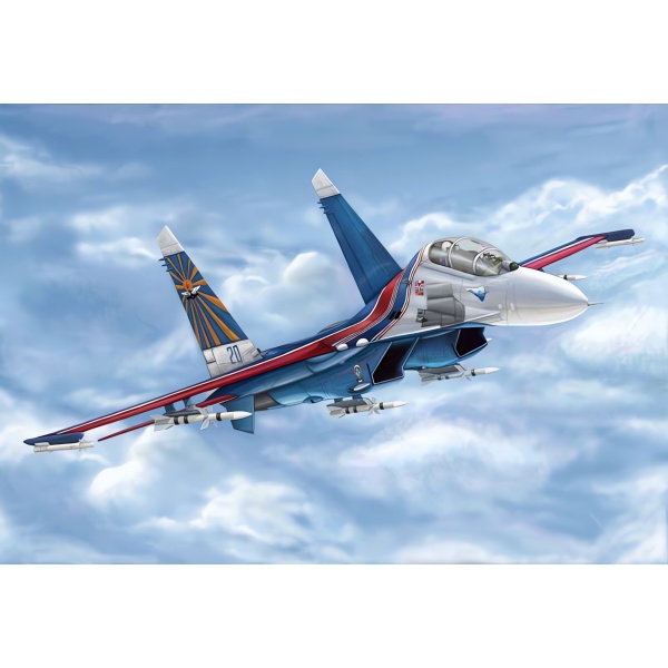 1/144 Russian Su-27 UB Flanker C Plastik Uçak Maket Kiti