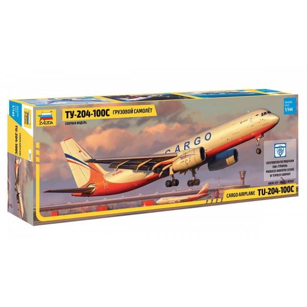 1/144 Tupolev TU-204-100 Cargo Plastik Uçak Maket Kiti