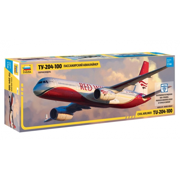 1/144 Tupolev TU-204-100 Plastik Uçak Maket Kiti