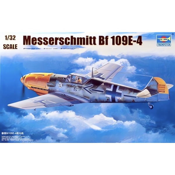 1/32 German Messerschmitt Bf 109E-4/Trop. Plastik Uçak Maket Kiti
