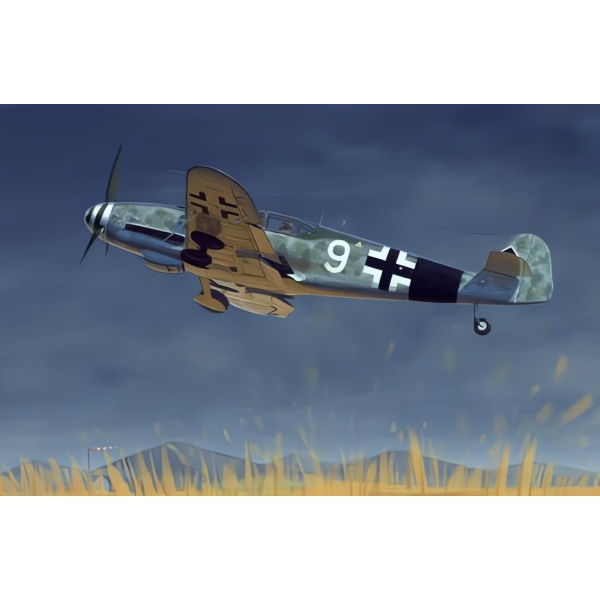 1/32 German Messerschmitt Bf 109G-10 Plastik Uçak Maket Kiti