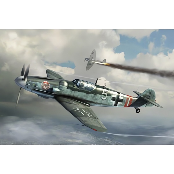 1/32 German Messerschmitt Bf 109G-6 (Late) Plastik Uçak Maket Kiti