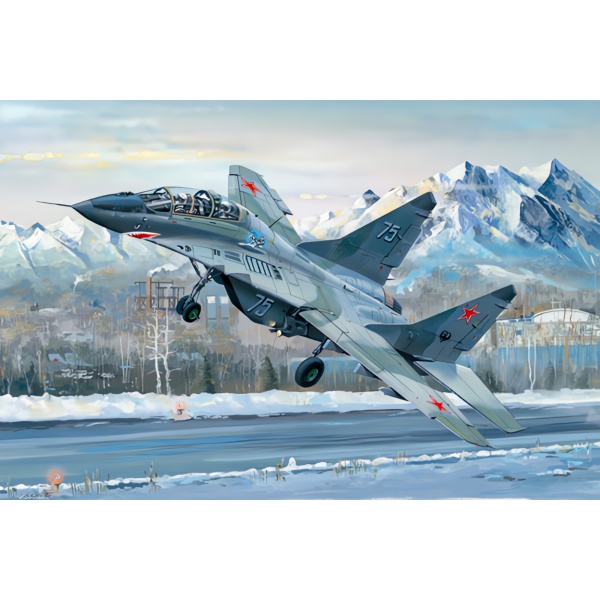 1/32 Russian MIG-29UB Fulcrum Plastik Uçak Maket Kiti